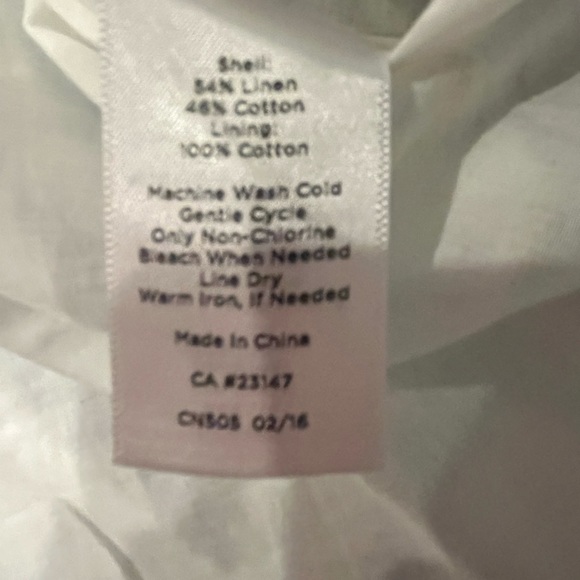 TALBOTS Brand New Linen summer dress - Size 12 - Picture 6 of 10